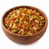 Paella kruidenmix in houten kom - Kruidenkaravaan Paella kruidenmix in houten kom
