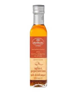 Extra Vierge olijfolie met verse rode pepers en knoflook online kopen