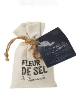 Fleur de Sel de Guérande in stoffen zakje van Morel et Le Chantoux 125 gram