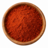 Jalapeño rood – gemalen chili in houten kom