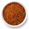 Piri Piri kruidenmix in een ronde witte kom