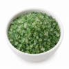 Hawaii zout groen – Bamboo Jade in witte kom